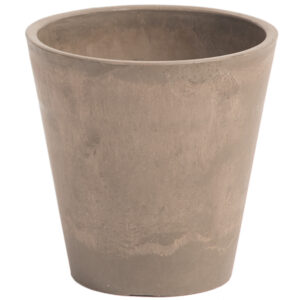 Pot de fleurs taupe