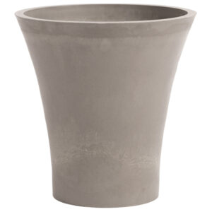 Pot de fleur évasé intérieur extérieur béton ciré