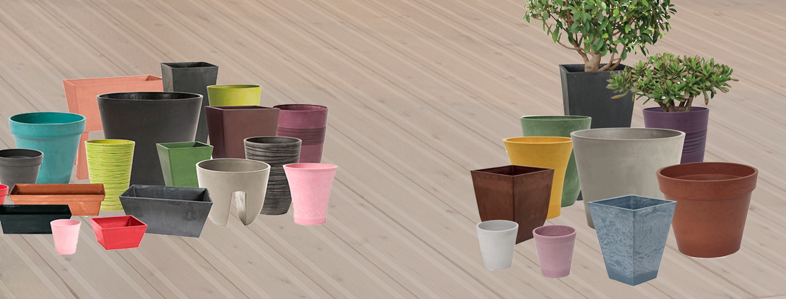 Terralia : pots et bacs à fleur intérieur et extérieur