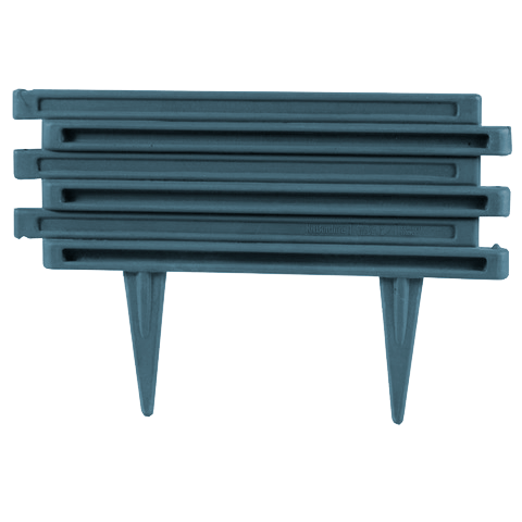 bordure de jardin composite en module connectable teinte bleu poudre