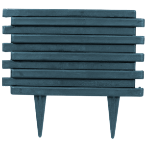 bordure de jardin haute composite en module connectable teinte bleu poudre