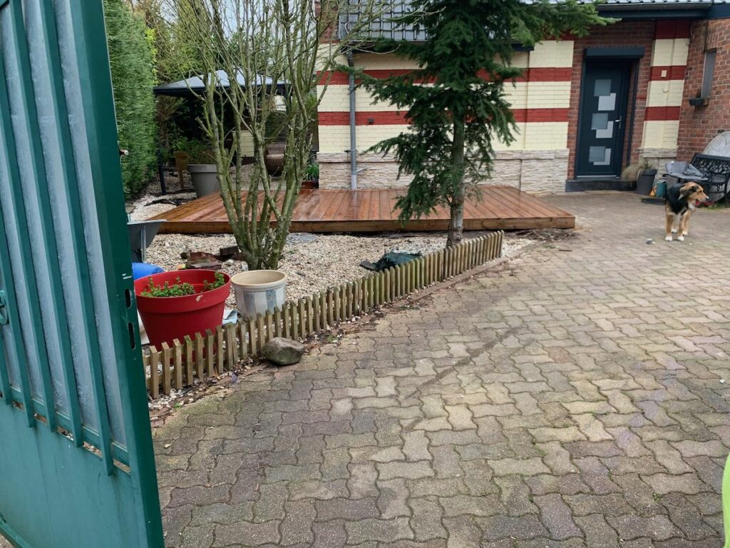 Remplacement d'une terrasse en bois