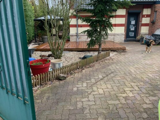 REMPLACEMENT TERRASSE EN BOIS SUR TERRE AVEC KITTERRASSE PRO SUR PLOTS