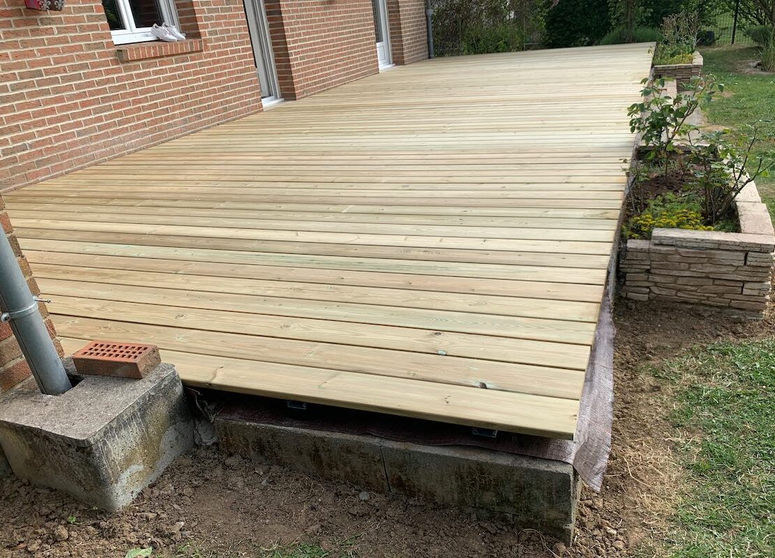 KitTerrassePro sur dalle béton
