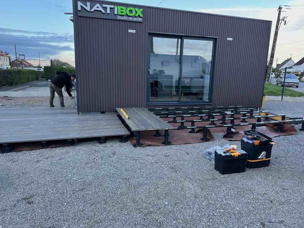 Aménagement extérieur hébergement léger HLL photo 5