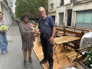 Terrasse bois modulaire – Chez Régine – Paris 11e