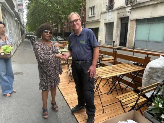 Terrasse bois modulaire – Chez Régine – Paris 11e